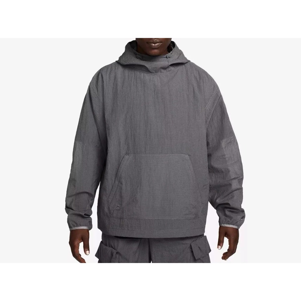 Nike Tech Pack Woven Mesh Pullover Hoodie Lightweight FN2632 068 MEDIUM NWT $130